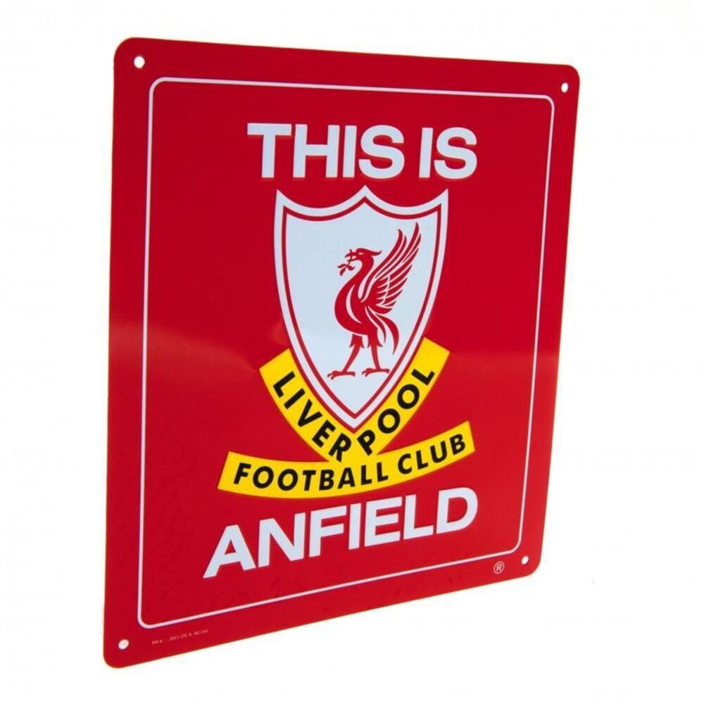 Liverpool FC This Is Anfield Sign / Red